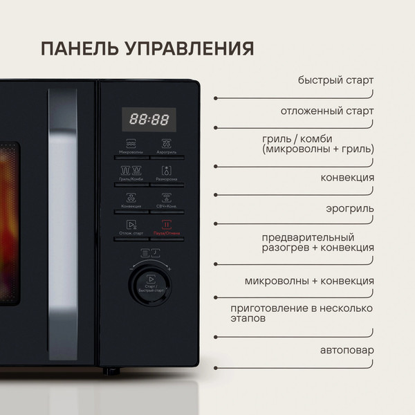Микроволновая печь Rondell RDE-MW258- фото8