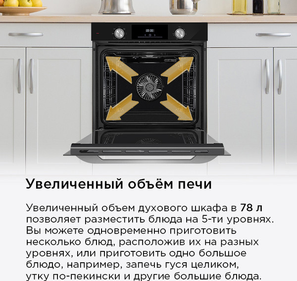 Электрический духовой шкаф Maunfeld FEOH7872S- фото5