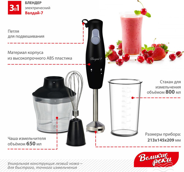 Измельчитель-чоппер Великие Реки Валдай-7- фото3