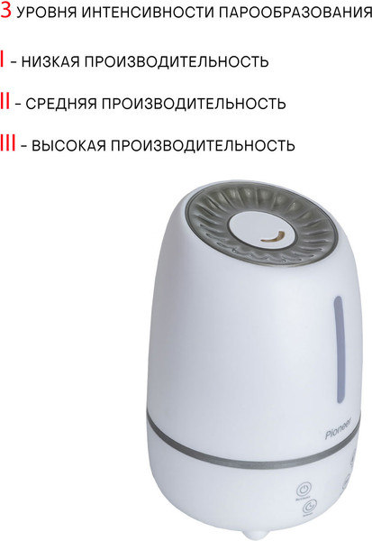 Ультразвуковой увлажнитель воздуха Pioneer HDS31- фото4, картинка4 Ультразвуковой увлажнитель воздуха Pioneer HDS31- фото4