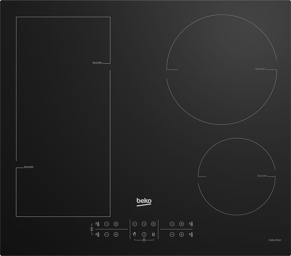 Индукционная варочная панель Beko BHI6420KFBB- фото
