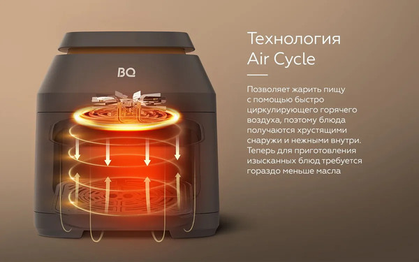 Аэрогриль BQ BQ AF6011S- фото3, картинка3 Аэрогриль BQ BQ AF6011S- фото3