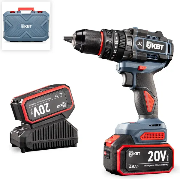 Аккумуляторная дрель-шуруповерт КВТ DB-20-160 Профи / 104531- фото