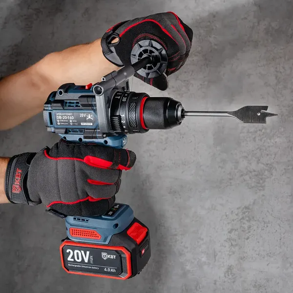 Аккумуляторная дрель-шуруповерт КВТ DB-20-160 Профи / 104531- фото5