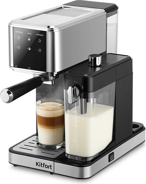 Кофеварка эспрессо Kitfort КТ-7693- фото, картинка Кофеварка эспрессо Kitfort КТ-7693- фото