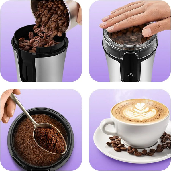 Кофемолка Kitfort КТ-7654- фото4