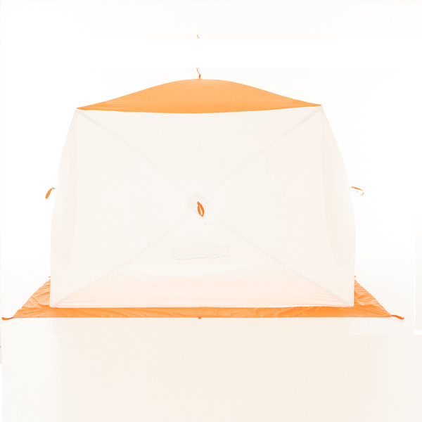Палатка Пингвин Shelters MrFisher ЛОНГ 250 (белый/оранжевый)- фото7