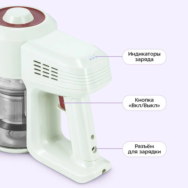 Вертикальный пылесос Kitfort КТ-5346- фото7