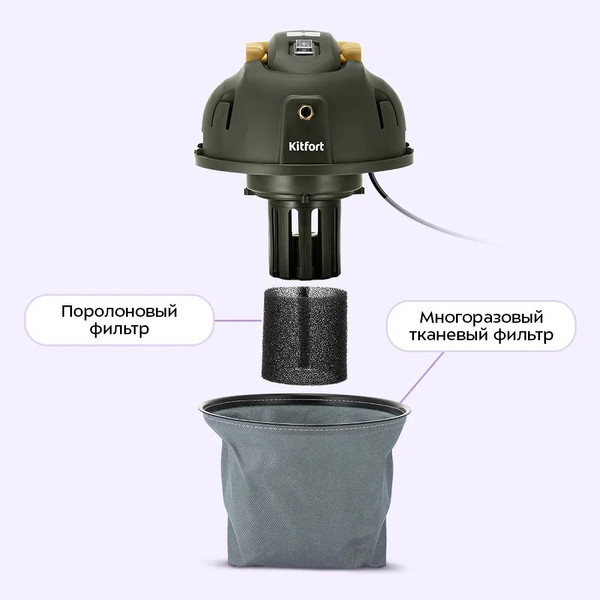 Пылесос Kitfort КТ-5543- фото9