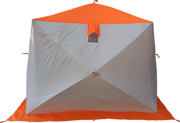 Палатка Пингвин Shelters MrFisher Лонг 290 (белый/оранжевый)- фото3