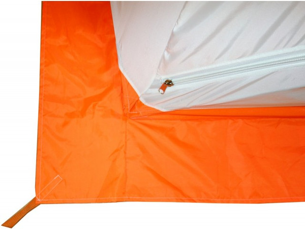 Палатка Пингвин Shelters Призма Композит 1-слойная 185x185 (белый/оранжевый)- фото3