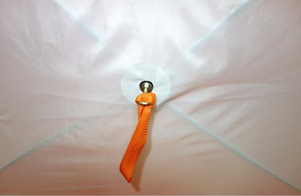 Палатка Пингвин Shelters Призма Композит 1-слойная 185x185 (белый/оранжевый)- фото5