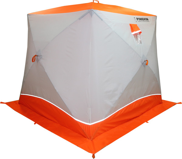 Палатка Пингвин Shelters Призма Brand New 200x185 Композит (белый/оранжевый)- фото2