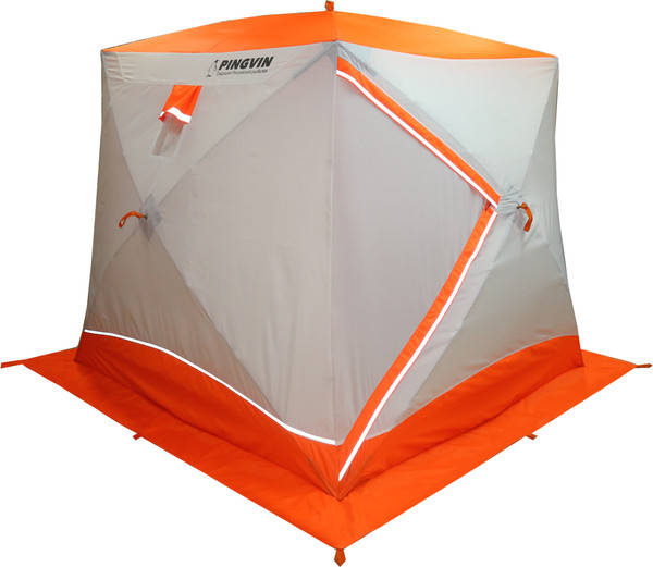 Палатка Пингвин Shelters Призма Brand New 200x185 Композит (белый/оранжевый)- фото3
