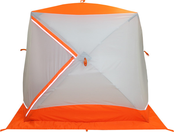 Палатка Пингвин Shelters Призма Brand New 200x185 Композит (белый/оранжевый)- фото5