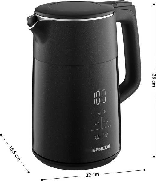 Электрочайник Sencor SWK 0610BK- фото3, картинка3 Электрочайник Sencor SWK 0610BK- фото3
