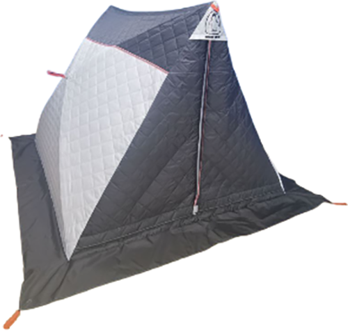 Палатка Пингвин Shelters Двускатная утепленная палатка 200x190 / 00752 (белый/серый)- фото