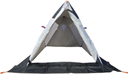 Палатка Пингвин Shelters Двускатная утепленная палатка 200x190 / 00752 (белый/серый)- фото3