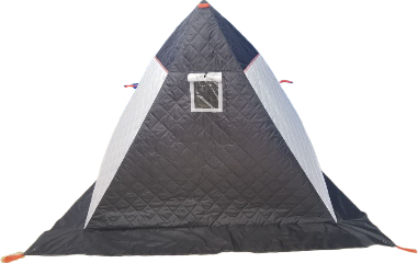 Палатка Пингвин Shelters Двускатная утепленная палатка 200x190 / 00752 (белый/серый)- фото4