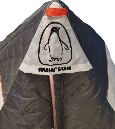 Палатка Пингвин Shelters Двускатная утепленная палатка 200x190 / 00752 (белый/серый)- фото9