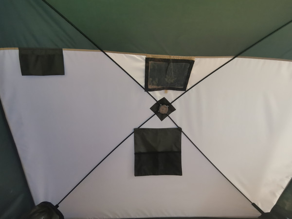 Палатка Пингвин Shelters Всесезонная двускатная 200x190 / 11752 (хаки/бежевый)- фото10