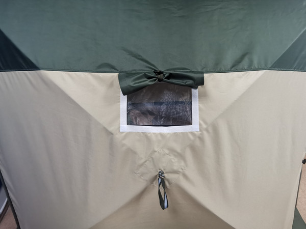 Палатка Пингвин Shelters Всесезонная двускатная 200x190 / 11752 (хаки/бежевый)- фото5