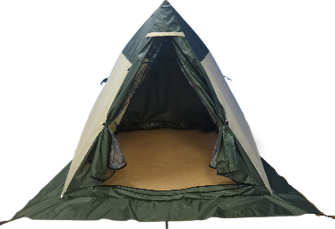 Палатка Пингвин Shelters Всесезонная двускатная 200x190 / 11752 (хаки/бежевый)- фото8