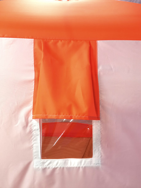 Палатка Пингвин Shelters MrFisher 2.0x2.0  в чехле (белый/оранжевый)- фото6