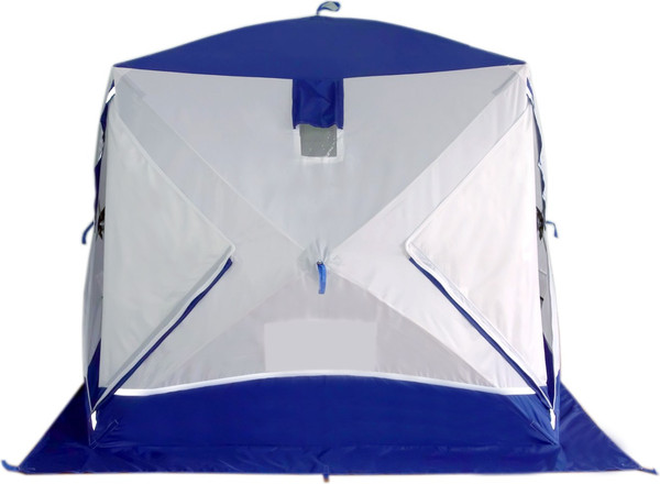 Палатка Пингвин Shelters Призма Премиум 1-слойная 215x215 Композит (белый/синий)- фото3