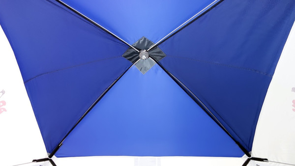 Палатка Пингвин Shelters Призма Премиум 1-слойная 215x215 Композит (белый/синий)- фото6