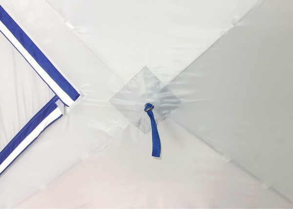 Палатка Пингвин Shelters Призма Премиум 2-слойная 215x215 В95Т1 (белый/синий)- фото6