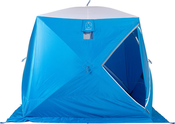 Палатка Пингвин Shelters Призма Премиум Strong 1-слойная 225x215 Композит (белый/синий)- фото3