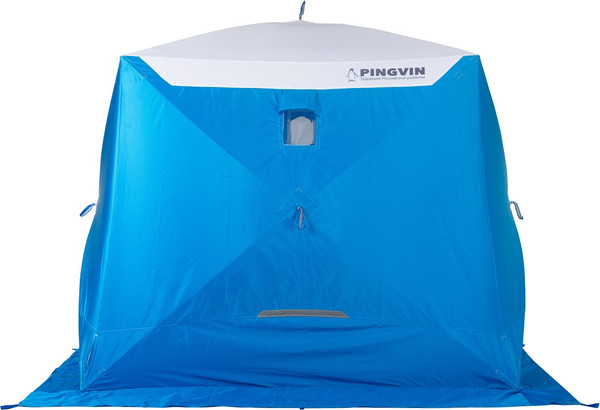 Палатка Пингвин Shelters Призма Премиум Strong 1-слойная 225x215 Композит (белый/синий)- фото6