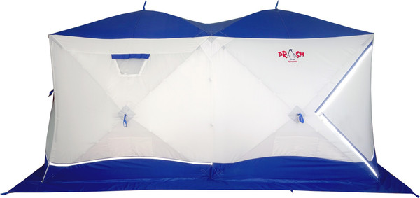Палатка Пингвин Shelters Big Twin 2-слойная 400x215 Композит (белый/синий)- фото5