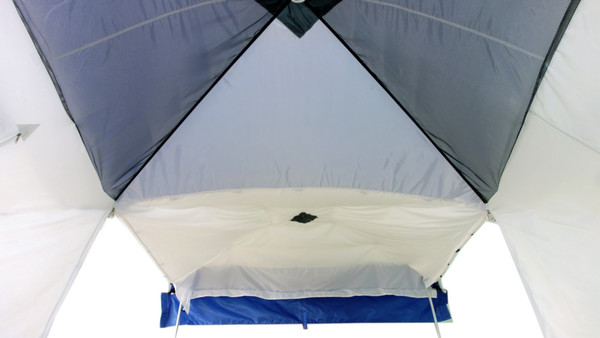 Палатка Пингвин Shelters Big Twin 2-слойная 400x215 Композит (белый/синий)- фото6