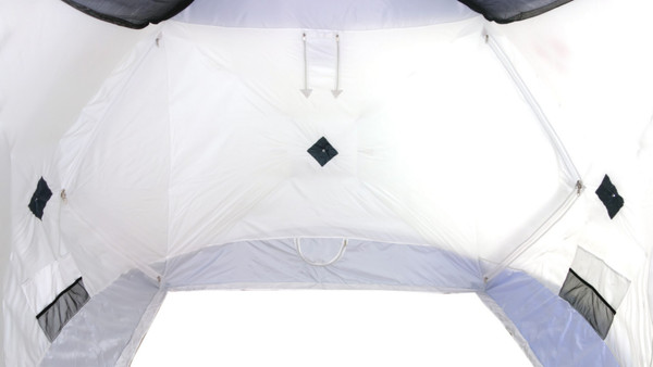 Палатка Пингвин Shelters Big Twin 2-слойная 400x215 Композит (белый/синий)- фото7