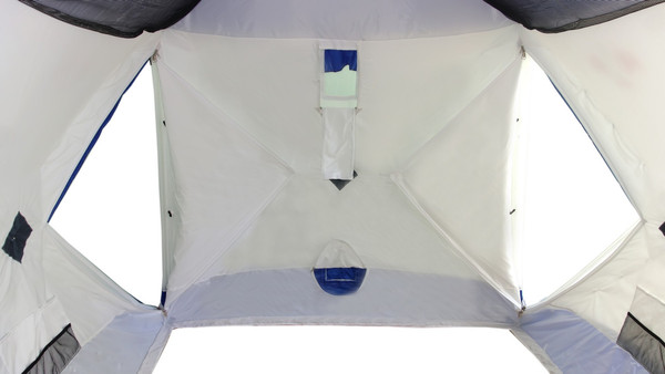 Палатка Пингвин Shelters Big Twin 2-слойная 400x215 Композит (белый/синий)- фото8