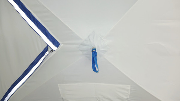 Палатка Пингвин Shelters Шелтерс Премиум 1-слойная 215x215 (белый/синий)- фото3