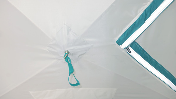 Палатка Пингвин Shelters Шелтерс Премиум 2-слойная 215x215 (белый/зеленый)- фото5