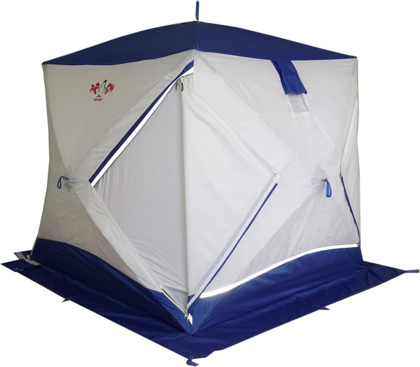 Палатка Пингвин Shelters Шелтерс Премиум 2-слойная 215x215 (белый/синий)- фото
