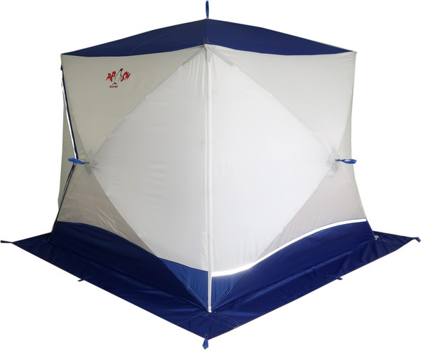 Палатка Пингвин Shelters Шелтерс Премиум 2-слойная 215x215 (белый/синий)- фото10