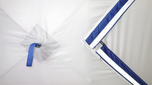 Палатка Пингвин Shelters Шелтерс Премиум 2-слойная 215x215 (белый/синий)- фото5