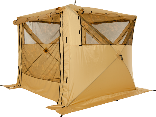 Туристический шатер Пингвин Shelters Кемпинг 4 (бежевый)- фото