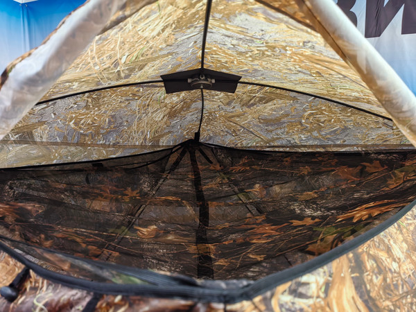 Палатка Пингвин Shelters Охотничья засидка Хантер (кусты/камуфляж)- фото8