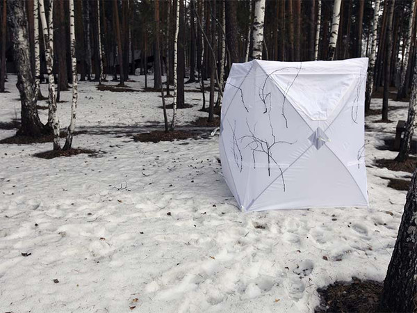 Палатка Пингвин Shelters Охотничья засидка Хант люкс зима (белый)- фото8