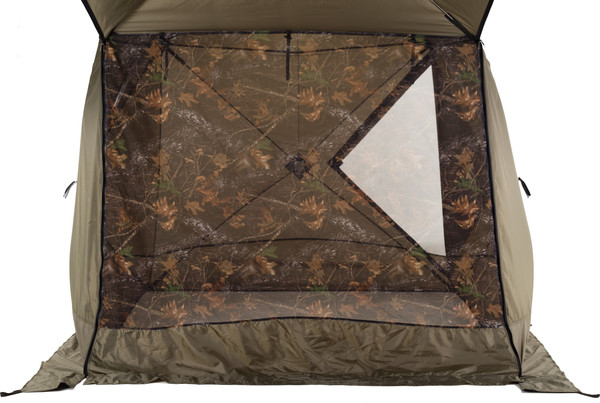 Палатка Пингвин Shelters MrFisher Шелтерс 215 Шатер с москитной сеткой и шторой (хаки)- фото2