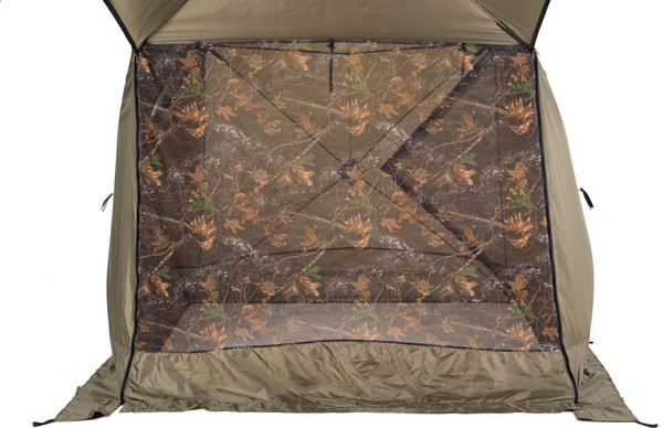 Палатка Пингвин Shelters MrFisher Шелтерс 215 Шатер с москитной сеткой и шторой (хаки)- фото3