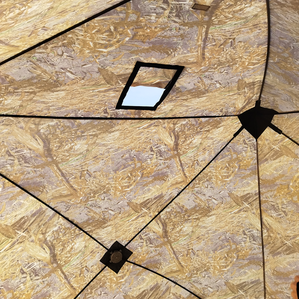 Палатка-баня Пингвин Shelters Призма Премиум 1-слойная Композит (камуфляж)- фото8