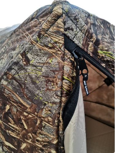 Палатка-баня Пингвин Shelters Призма Премиум 3-слойная Композит (камуфляж)- фото4