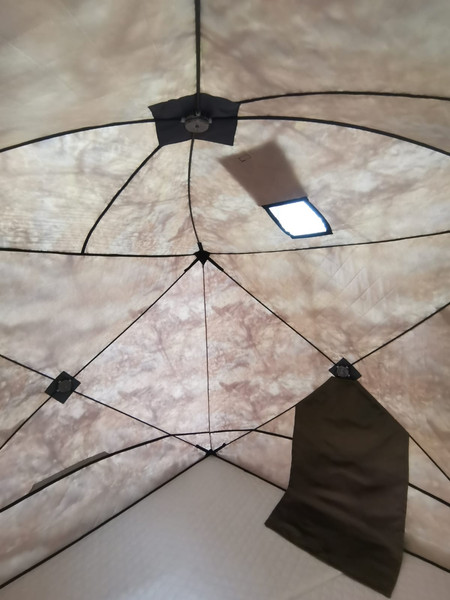 Палатка-баня Пингвин Shelters Призма Премиум 3-слойная Композит (камуфляж)- фото6